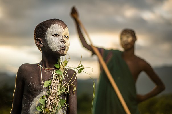 Племя Сури, Эфиопия, Африка