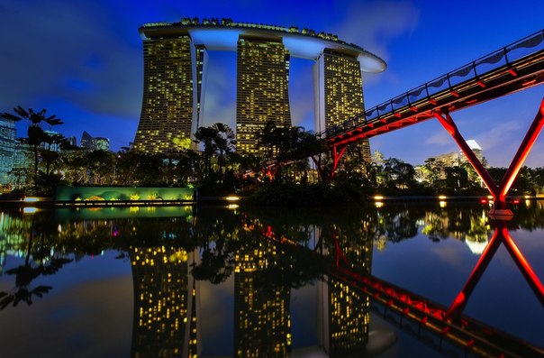 Отель Marina Bay Sands, Сингапур.