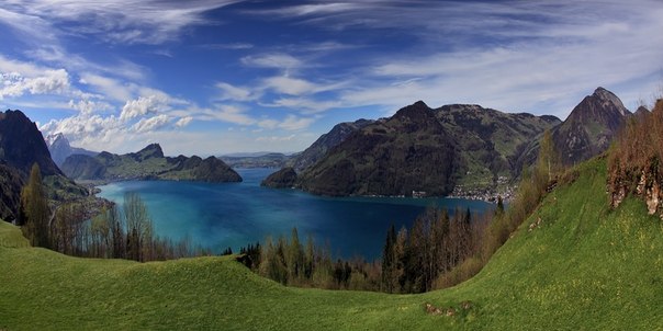Фирвальдштетское озеро, Швейцария.
