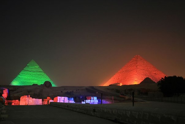 Пирамиды и некрополь Гизы.