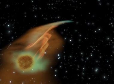 Астрономы застали черную дыру за поеданием гигантской планеты