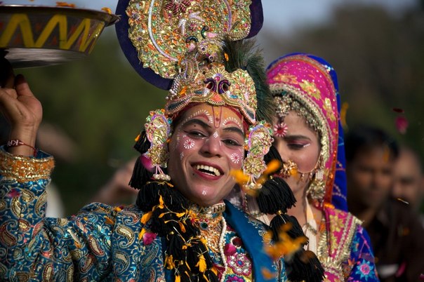 На фестивале слонов, Индия.