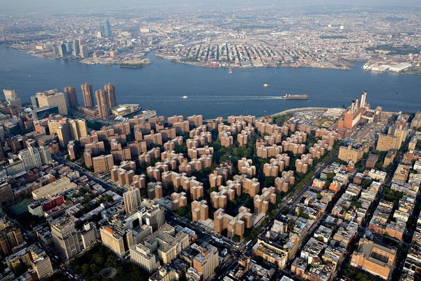 Подборка фотографий красивых видов Нью-Йорка с высоты.