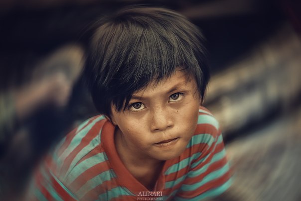 Подборка фото работ из серии "Дикие Дети Азии".