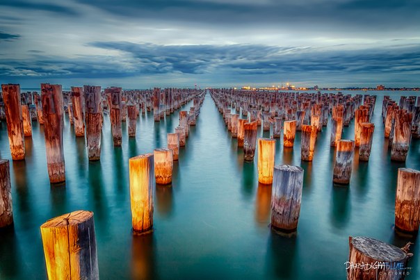 Princes Pier, Порт в Мельбурне, Австралия