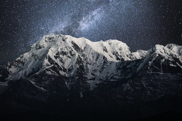 Звездная ночь в Непале.