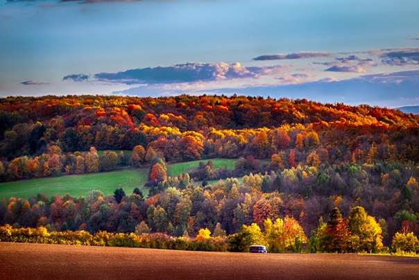 Осенний пейзаж, Германия.