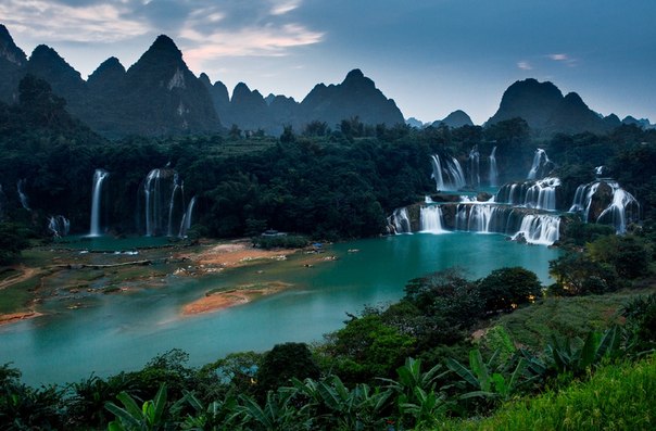 Водопады Ban Gioc – Detian, Китай.