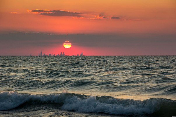 Закат над Чикаго