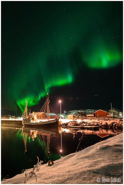 Laukvik - Harbor, Лофотенские острова, Вествогёй, Норвегия