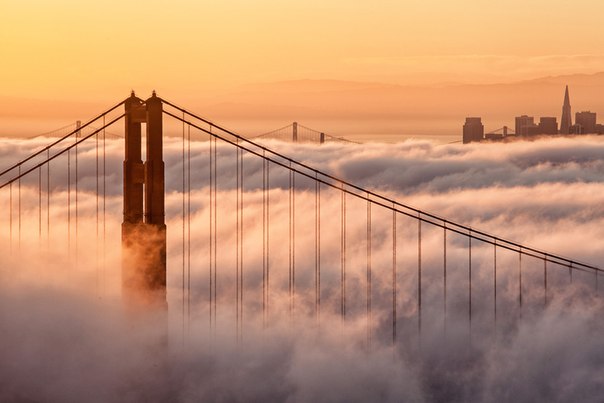 Мост Золотые ворота, Сан-Франциско, США.