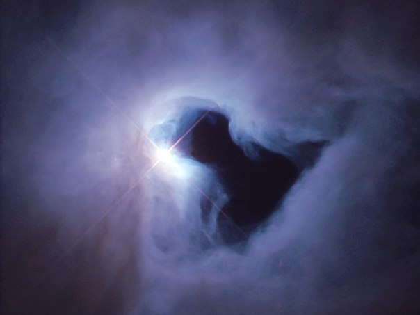 Отражательные туманности являются газово-пылевыми облаками, подсвечиваемые звёздами. Если звезда (звёзды) находятся в межзвёздном облаке или рядом с ним, но недостаточно горяча (горячи), чтобы ионизовать вокруг себя значительное количество межзвёздного водорода, то основным источником оптического излучения туманности оказывается свет звёзд, рассеиваемый межзвёздной пылью.