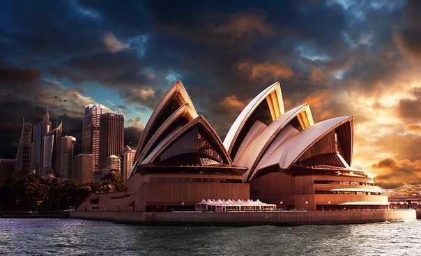 Сиднейский оперный театр, Австралия.