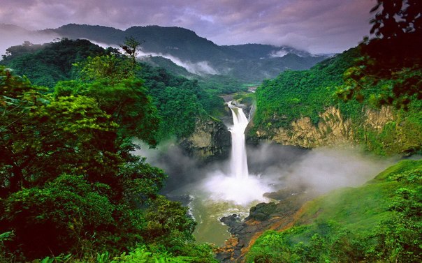 Водопад Сан-Рафаэль, Эквадор.