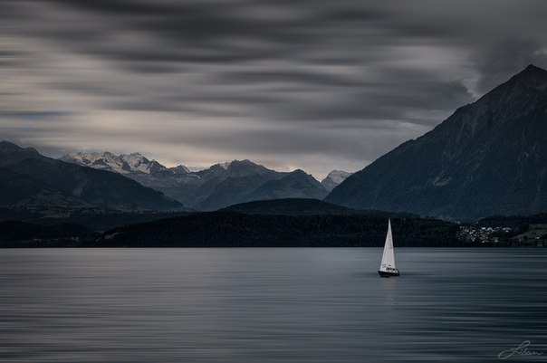 Тунское озеро, Швейцария.