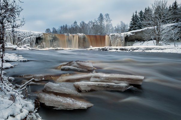 Водопад Ягала, Эстония.