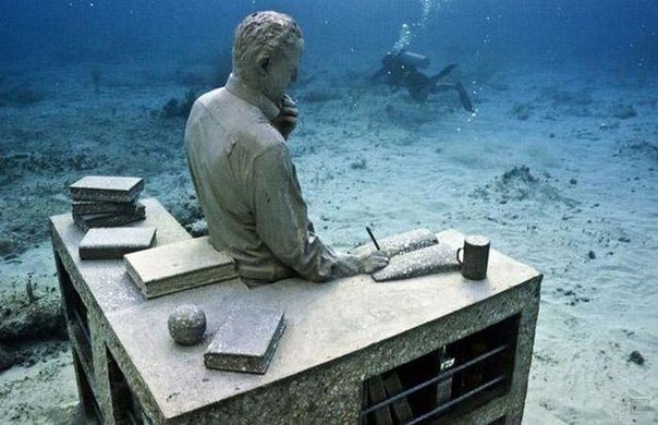 Подводный музей скульптур, (Канкун, Мексика). 