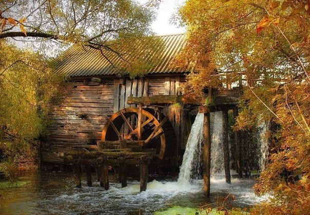 Старая мельница, Курская область, Россия.