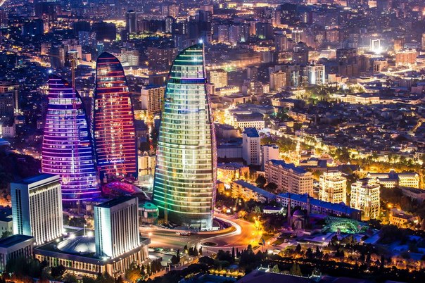 Flame Towers, Баку, Азербайджан