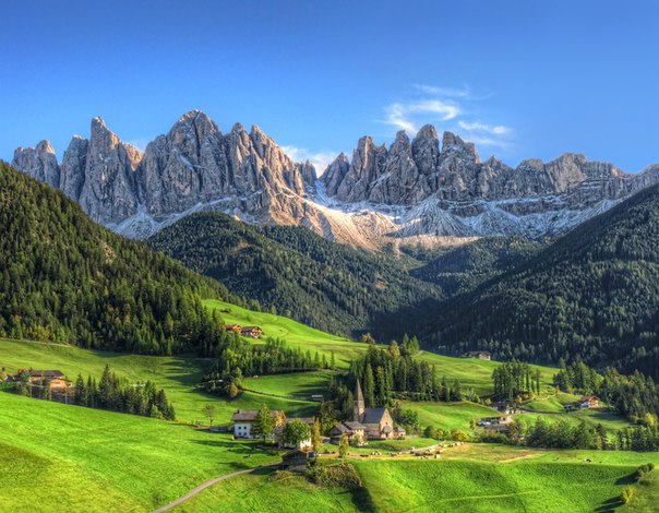 Доломитовые Альпы, Италия.
