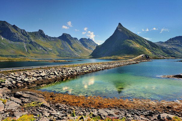 Лофотены — архипелаг в Норвежском море у северо-западного побережья Норвегии.