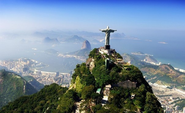Вид на Рио-де-Жанейро, Бразилия.