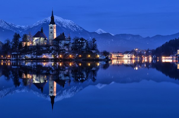 Озеро Блед, Словения.