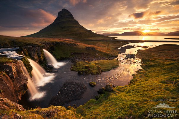 Водопад в Исландии...
