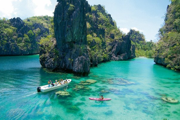 Лагуна острова Эль-Нидо, Филиппины.
