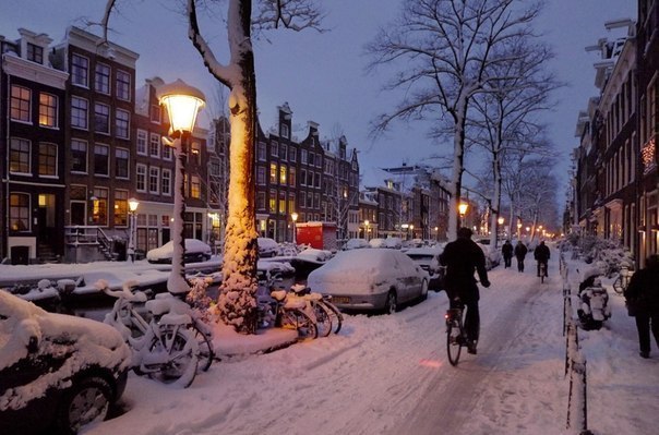 Зима в Амстердаме
