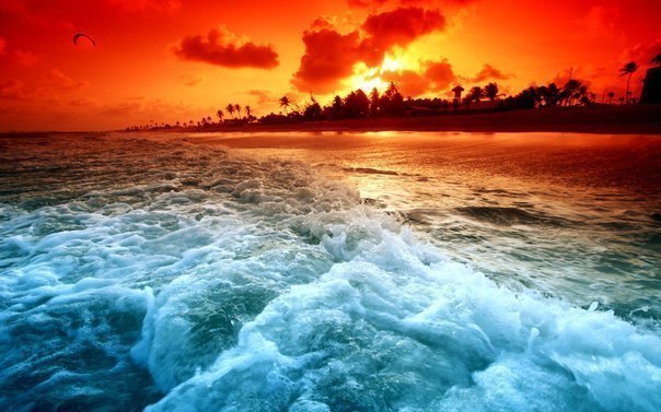 Закат на Багамах..