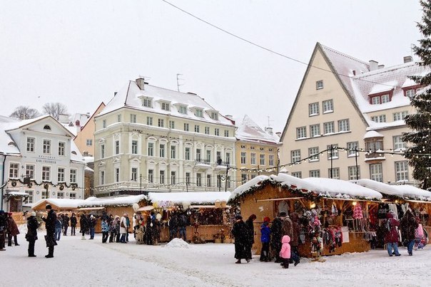 Рождественская ярмарка, Таллин, Эстония.