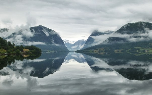 Норвежский пейзаж...