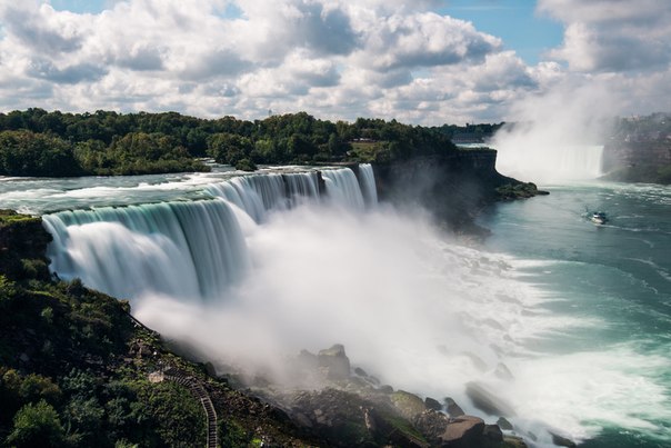 Ниага́рский водопад — комплекс водопадов на реке Ниагара, отделяющей американский штат Нью-Йорк от канадской провинции Онтарио.