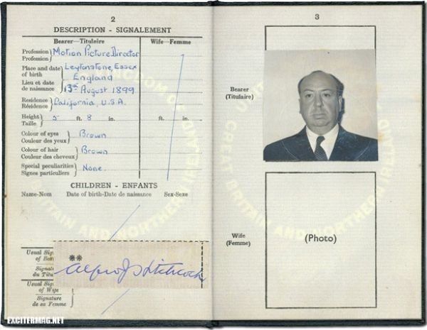 Паспорта знаменитых исторических личностей
