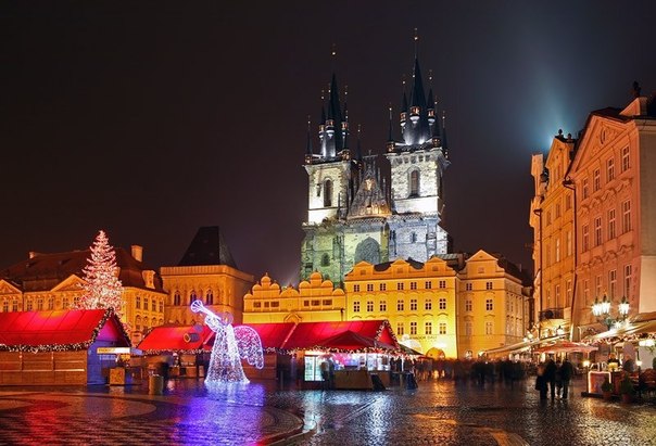 Рождественская Прага, Чехия.