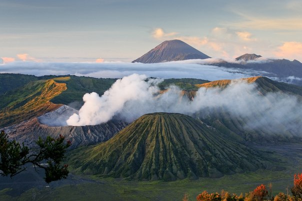 Бромо — действующий вулкан. Расположен на востоке острова Ява, Индонезия.