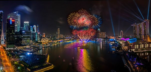 Новогодний Сингапур.