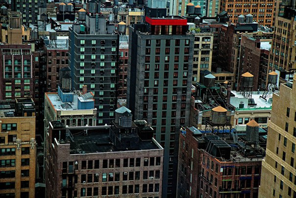Крыши Нью-Йорка, США.