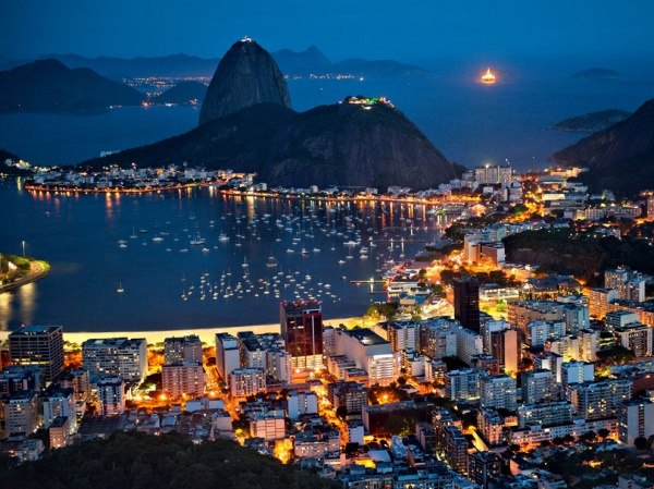 Залив Ботафого, Рио-де-Жанейро, Бразилия.