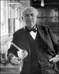 Томас Эдисон, создатель лампы накаливания, боялся темноты.
