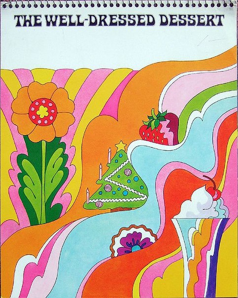 Психоделические обложки кулинарных книг, 70-е