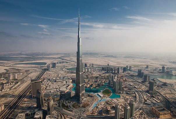 Самое высокое здание в мире - Бурдж-Халифа, Дубай, ОАЭ