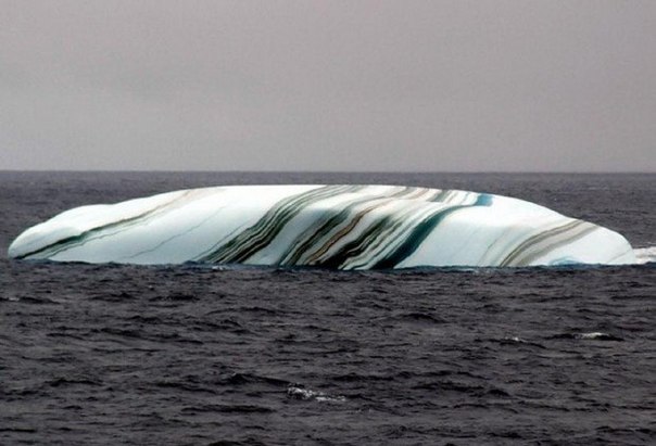 Уникальные разрисованные айсберги.