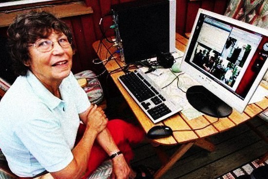 У 75-летней женщины из Швеции самый быстрый интернет в мире !