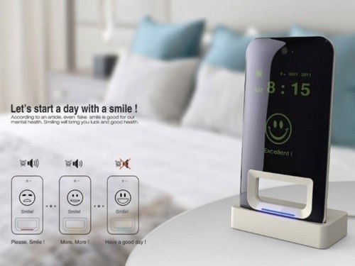 Ким Джунгву изобрёл будильник, чтобы выключить который, нужно просто улыбнуться. Чем шире улыбка, тем выше вероятность отключения будильника.