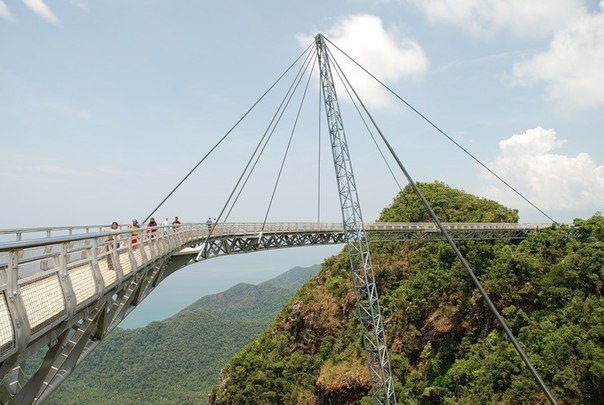 Подвесной мост в Малайзии высотой 685 метров