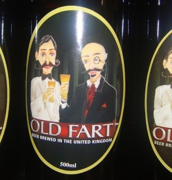 В Великобритании есть сорт пива с названием Old Fart – «Старый Пук».