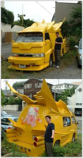 Необычный тюнинг японских автомобилей