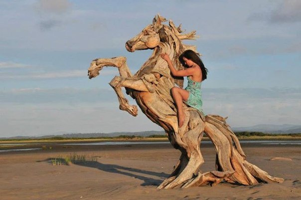 Невероятные работы из дерева.